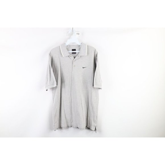 swoosh collared shirt
